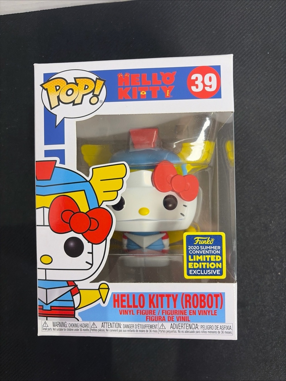 FUNKO POP! HELLO KITTY ROBOT #39 SUMMER CONVENTION 2020 LIMITED EDITION